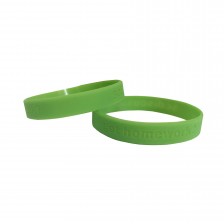 Silicone Bracelet with Embossed logo for Adult